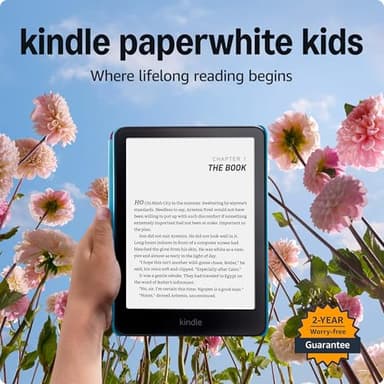 Amazon Kindle Paperwhite Kids 16GB (newest model) – larger 7" glare-free display – Kids read an average of 1+ hour per day with Kindle – Cyber City - Image 7