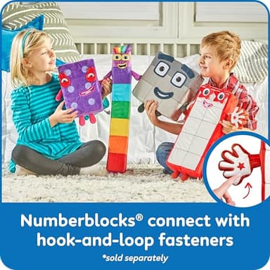 hand2mind Numberblock Ten Playful Pal, Plush Figure Toys, Numbers for Toddlers, Preschool Math Learning Toys, Stuffed Animal Plushies, Counting Blocks, Soft Stuffies, Kids Birthday Gifts - Image 4