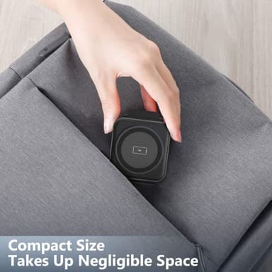 Travel Charger for Samsung Multi Devices, Foldable 3 in 1 Wireless Charging Station Fast Charging Stand/Pad Compatible for Samsung Galaxy S25/S24/S23/S22/S21/Note20 Galaxy Watch8/7/6/5/4/Galaxy Buds4 - Image 2