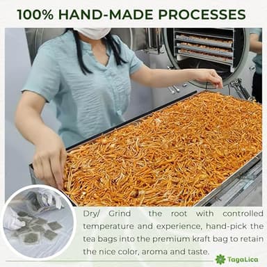 Tagalica, Premium 135 Dandelion Root Tea Bags, 100% Natural & Pure from Dandelion Root, Eco-Conscious Tea Bags, Herbal Tea. No Sugar, No Caffeine, No Gluten, Vegan - Image 7