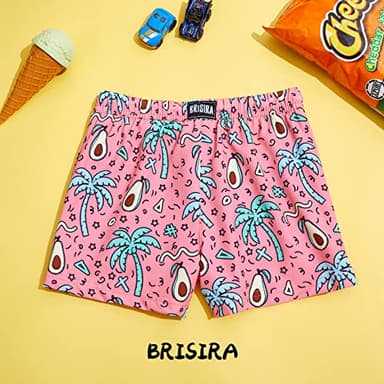 BRISIRA Boys Swim Trunks Bathing Suit Compression Boxer Brief Liner Swim Shorts Swimsuit Anti-Chafe Toddler Kids Youth Teen - Image 2