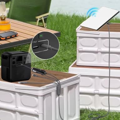 Kzreect 4-in-1 DC Power Cable 10FT/3M for 12V Satellite Internet Device, USB-C, USB-A, Cigarette Lighter, and DC Male Connectors, Waterproof 18AWG Cable for Car, RV, Outdoor Use - Image 7