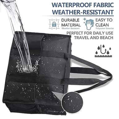 ABAMERICA Nurse Bags for Work Nursing Bag Multiple Pockets Waterproof Organizing Zip Top Clinical Bag for Nursing Students - Image 5