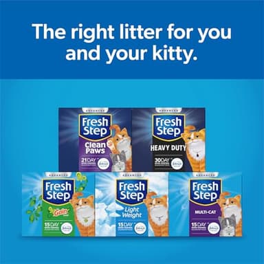 Fresh Step Advanced Multi Cat Clumping Litter with Febreze Freshness, Fresh Step Clumping Cat Litter Extra Strength Formula, 37 lbs. (2 x 18.5 lb. Box) - Image 13