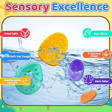 Fidget Classroom Must Have Sensory Toys for Kid Adult 6PC Worry Stone for Autism ADHD School Counselor Special Education Needs Calm Down Quiet Fidget Stress Item Anxiety Relief Classroom Prizes Gift - Image 5