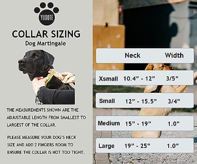 YUDOTE Reflective Martingale Collar for Dogs with Quick Snap Buckle Anti-Pull Nylon Safe Slip Collars for Easy Walking,Hot Pink,Large - Image 7