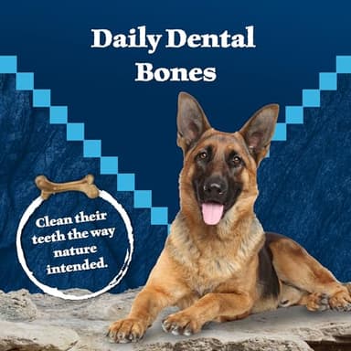 Blue Buffalo Wilderness Wild Bones Grain-Free Dental Chews Dog Treats, Mini, 27-oz Bag - Image 3