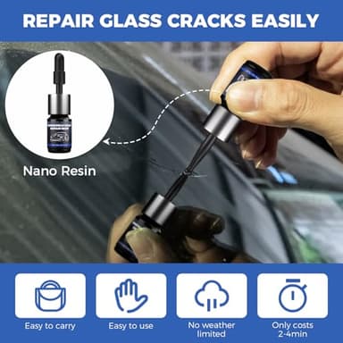 NASILOOP Windshield Repair kit, Quick and Efficiency Glass Repair Fluid, Car Windshield Crack Repair Resin Kit - Image 5