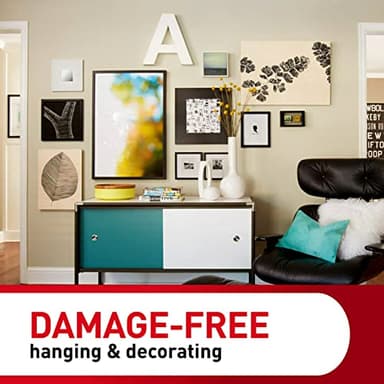Command Picture Hanging Strips Variety Pack, Damage Free Hanging Picture Hangers, No Tools Wall Hanging Strips for Living Spaces, White, 16 Small Pairs and 32 Medium Pairs (96 Strips) - Image 5
