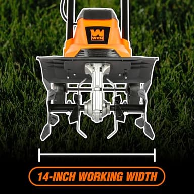 WEN Electric Tiller and Cultivator with 14-Inch Tilling Width and 10-Amp Motor (TC1014) - Image 4