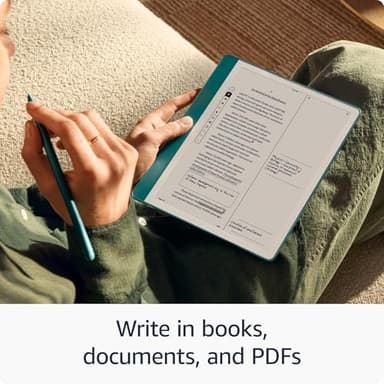 Like-New Amazon Kindle Scribe (16GB) - Your notes, documents and books, all in one place. With built-in AI notebook summarization. Includes Premium Pen - Tungsten - Image 3
