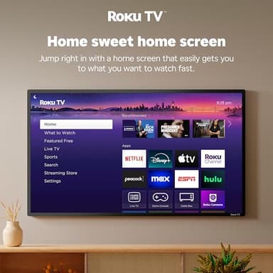 Hisense 32-Inch Class A4 Series HD 720p Smart Roku TV with Alexa Compatibility (32A4HNR) - Dolby Audio, Slim Bezel Design, Google Assistant - Image 11