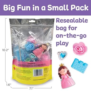 Creativity for Kids Sensory Pack: Princess - Calm Down Corner, Car Activities for Kids, Princess Gifts for Girls, Sensory Toys for Toddlers (Ages 3+) - Image 2