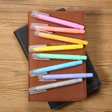 Mr. Pen- Gel Highlighter, 8 Pack, Friendly Colors, Bible Highlighters No Bleed, No Bleed Highlighters, Bible Highlighter, Bible Markers, Gel Highlighters for Bibles, Highlighter - Image 7