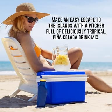 Margaritaville Gallons To Go Powdered Drink Mix, 8-Count Box– Pina Colada – Low Calorie and Zero Sugar Drink Mix, Each Stick Makes 1 Gallon-Sized Pitcher - Image 4