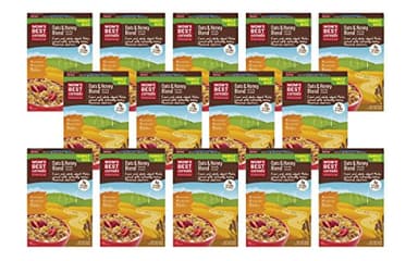 Mom's Best Oats and Honey Blend Cereal, Made with Whole Grain, Heart Healthy, No High Fructose Corn Syrup, Kosher, 18 Oz Box (Pack of 14) - Image 5