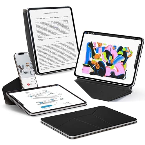 MOFT Dynamic Folio Case for iPad mini 7 A17 Pro 2024 & iPad mini 6th A15 2021, 8.3 Inch Silm Magnetic Stand Case with 20+ Viewing Angles, Auto Wake/Sleep, Ultra Thin, Jet Black - Image 1