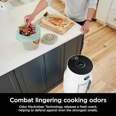 Shark Air Purifier for Home with NeverChange HEPA Air Filter, 1400 sq. ft. for Powerful Multi-Room Purification, 5-Year Filter, Filters Smoke, Captures 99.98% of Particles & Dust, HP302 - Image 13