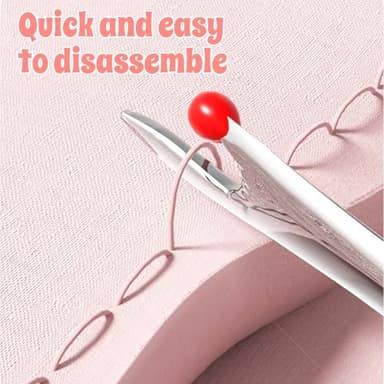 Upgraded 2 in 1 Needle Threaders Seam Ripper,Threader for Hand Sewing Sewing Supplies,Stretchable Remover Tool for Hand Sewing,Knitting,Cross Stitch,Embroidery,Thread Removal (White+Green) - Image 4