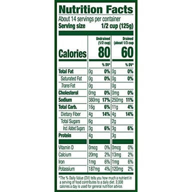 DEL MONTE FRESH CUT Sweet Peas Canned Vegetables, 24 Pack, 15 oz Cans - Image 2