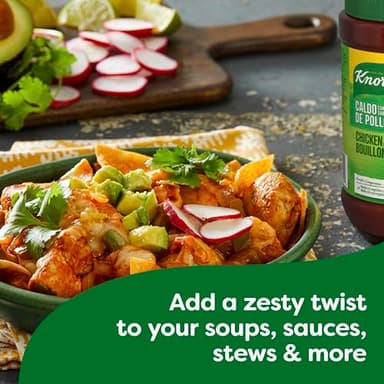 Knorr Granulated Bouillon 3 Count Chicken For sauces, gravies, and soups Fat and Cholesterol Free 32 oz - Image 4