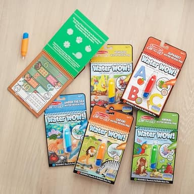 Melissa & Doug Water Wow! - Water Reveal Pad Bundle - Animals, Alphabet, Numbers and More - FSC Certified - Image 9