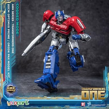 YOLOPARK Transformers One Optimus Prime (Orion Pax) Cogged Mode Action Figure,7.87 Inch Highly Articulated Optimus Prime Transformer Toys for Ages 8 and Up,No Converting - Image 4