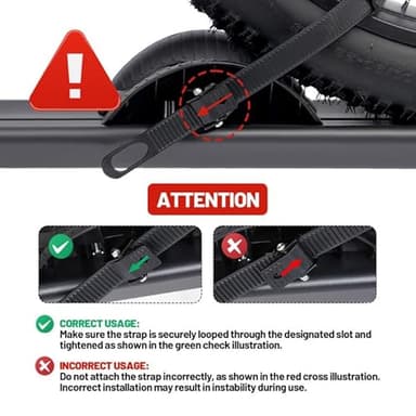 YOUNG ELECTRIC 200LBS EZ-FOLD Aluminum 2-Ebike Carrier with Ramp for Bikes and Electric Bike, Car SUV Truck Van RV and Trailer - Image 8