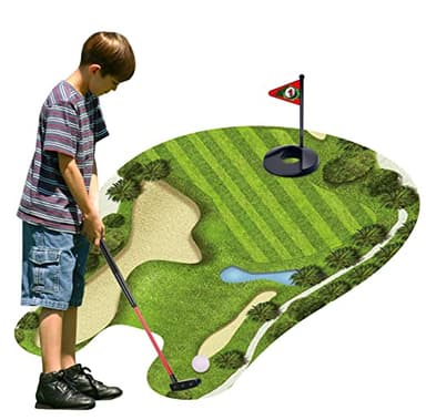 GOODLYSPORTS Toilet Golf Game-Practice Mini Golf in Any Restroom/Bathroom - Great Toilet Time - Dad Gifts, Funny Gifts for Dad, Funny White Elephant Gifts, Gag Gifts for Husband, Boyfriend, Men - Image 5