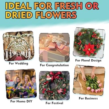 Floral Glue 50 ML, Clear Floral Adhesive for Fresh Flowers, Corsages, Boutonnieres, Wristlets, Fabric and Wedding Craft Supplies, Waterproof, Fast Drying (xhj-002) - Image 3