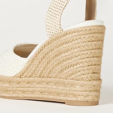 The Drop Women's Zuki Wedge Espadrille, White, 7.5 - Image 3