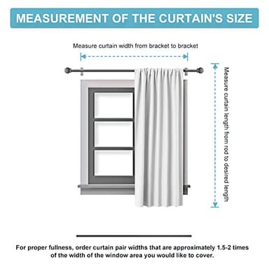 RYB HOME Blackout Curtains Thermal Insulated Panels Decor Slot Top Rod Pocket Blackout Drapes for Living Room Small Window Dressing Energy Saving & Room Darkening, 42 x 54, Grey, 2 Pieces - Image 8