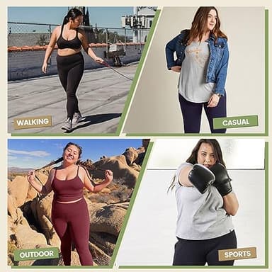 HLTPRO 3 Pack Plus Size Leggings with Pockets for Women - Black High Waisted Tummy Control Soft Yoga Pants for Gym Workout - Image 4