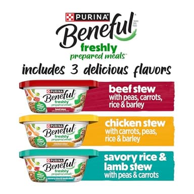 Purina Beneful Gravy Wet Dog Food Variety Pack, Prepared Meals Stew - (12) 10 oz. Tubs - Image 5