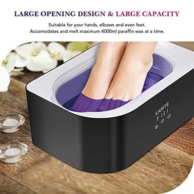 Paraffin Wax Machine for Hand and Feet - Karite Paraffin Wax Bath 4000ml Paraffin Wax Warmer Moisturizing Kit Auto-time and Keep Warm Paraffin Hand Wax Machine - Image 7