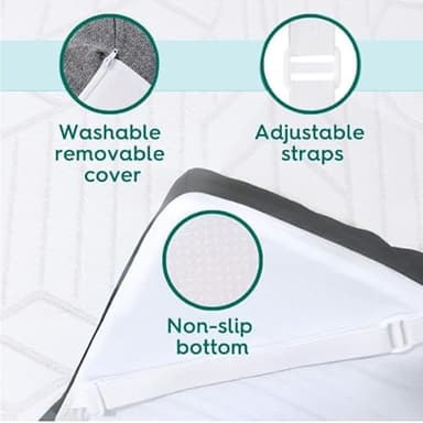 Sleepyhead Twin XL 2 Inch Gel Memory Foam Mattress Topper for College Dorm – Thick, Cooling & Comfortable Mattress Pad with Washable Cover – Dorm Room Essentials for College Students (XL Twin 2") - Image 6