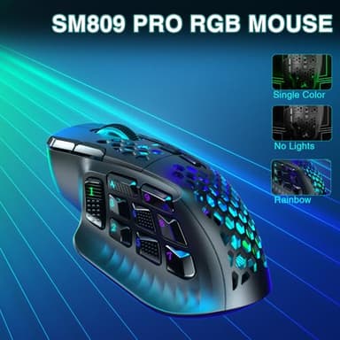 SOLAKAKA SM809 Gaming Mouse for MMO,24000 DPI,16 Programmable,RGB PC Gaming Mice - Image 9