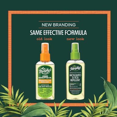 Murphy's Naturals Mosquito & Tick Bug Repellent Spray, Oil of Lemon Eucalyptus for Skin + Outdoor Gear, DEET-Free, 4 Ounce Pump, 2-Pack - Image 7