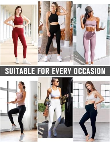 Laite Hebe Leggings for Women - High Waisted Full Length Buttery Soft Yoga Pants for Workout Athletic Daily - Image 6