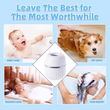 Bath Water Filter for Tub,Bath Water Filter Removes Hundreds of Contaminants for Softer Skin and Hair 5000 Gallons of Filtration Easy to Install for bathroom (White) - Image 6