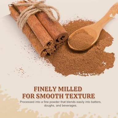 52USA Organic Cinnamon Powder,1 lb (16oz),Pure Ground Cinnamon, 100% Certified,Premium Quality Spice-Great for Baking,Cooking and Drinks,Additive Free, USDA & Kosher Certified, Non-GMO,Gluten Free - Image 5