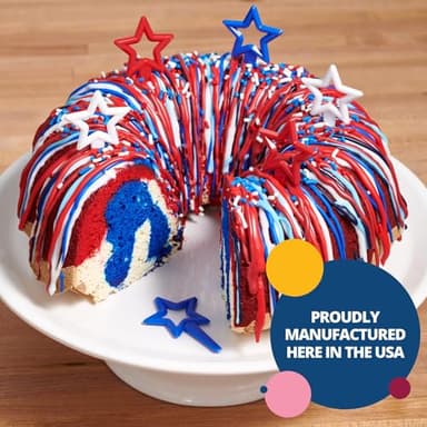 Bakery Crafts Premium Gel Food Color 6 Bottle Assortment, 4.2 Fl Oz, Edible Coloring For Use with Cake Mix, Buttercream, Whipped Icing, Fondant & Piping Gel, Highly Concentrated, Red, Pink, Yellow, Green, Blue, Black - 6 x 0.7FL - Image 5