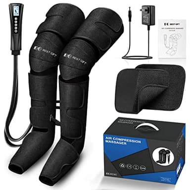 Gifts for Mom, Dad, Men, Women & Loved Ones – Air Compression Leg Massager with Heat – Ideal for Christmas, Mother Day & Father Day – Relieves Muscle Fatigue for Feet, Legs, Calves, Thighs, and Knees - Image 9