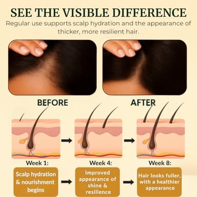 Raw Batana Oil for Hair Growth by Dr. Sebi Organic Raw Honduras Oil - 100% Pure & Natural Botana Paste for Thicker, Stronger Hair for Men and Women - Image 4