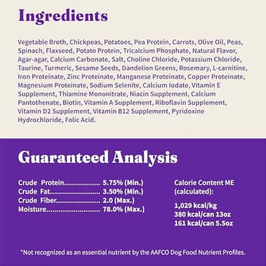 Halo Holistic Vegan Wet Dog Food, Plant-Based Recipe, Canned Dog Food, Complete Digestive Health, Adult Dogs, 5.5 Oz Can (Pack of 12) - Image 6