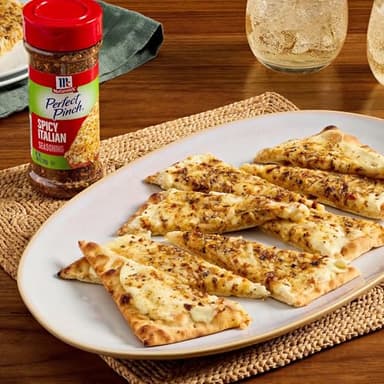 McCormick Perfect Pinch Seasoning, Spicy Italian, For Adding Italian Flavor with a Kick to Pizza, Pasta, Dressings & Sauces, 3.88 oz - Image 5