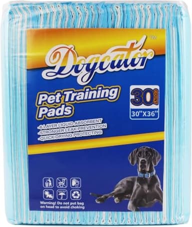 Dogcator Dog Pee Pads Extra Large 30"x36", 30 Count Super Absorbent Pee Pads for Dogs, Disposable Urine Bed Pads for Doggie, Thicken XXL Puppy Pads, Piddle Pads X-Large for Indoor, Outdoor Use - Image 8