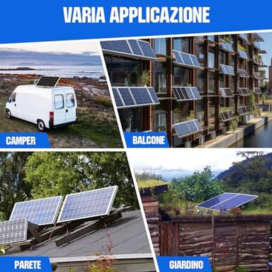 ECO-WORTHY 2 Sets 45inch Adjustable Solar Panel Tilt Mount Brackets with Foldable Tilt Legs, Ieal for 2-4pcs 100 200 300 400 Watt Solar Panel for Roof, RV, Boat, and Off-Grid - Image 8