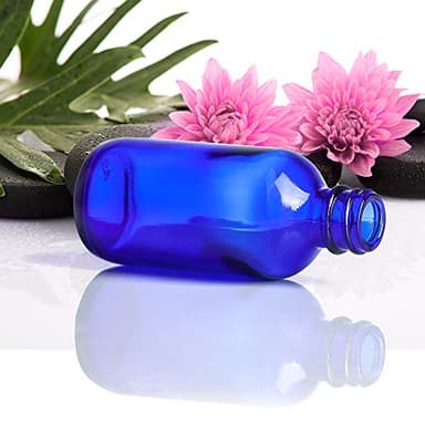 Wedama Spray Bottle, 2 oz Fine Mist Glass Spray Bottles, Little Refillable Liquid Containers for Watering Flowers Cleaning (16 Pack, Blue) - Image 2