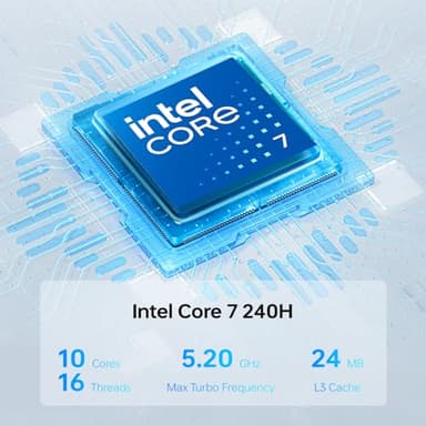 Lenovo 2025 IdeaPad Slim Business AI-Powered Laptop, 16" WUXGA Touchscreen, Intel Core 7 240H, 64GB DDR5 RAM, 2TB SSD, Copilot, Webcam, Backlit, Wi-Fi 6, W11P, Bundle with ADATA 512GB External SSD - Image 3